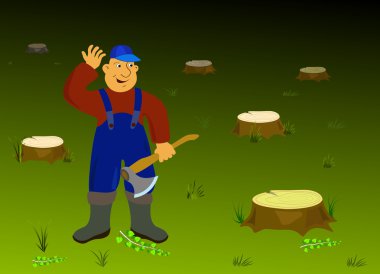 Lumberjack clipart