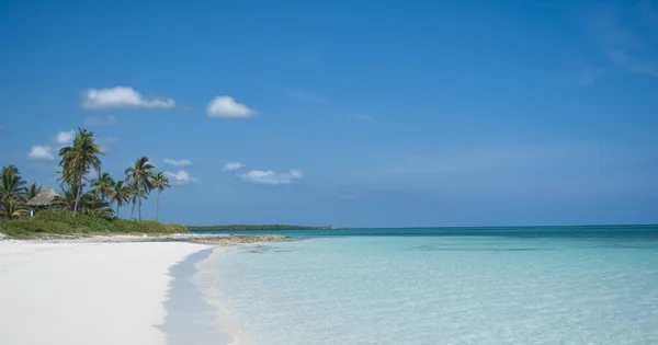 Tropické pláži v Karibiku — Stock fotografie