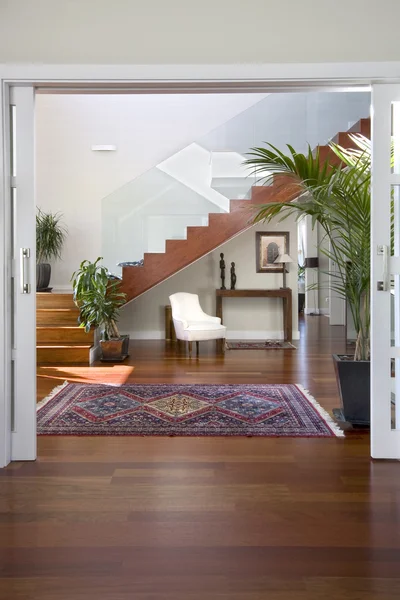 Hall viewed from living room — Stock Photo, Image