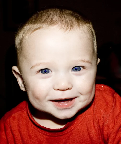 Bebé niño riendo — Foto de Stock