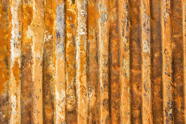 stock image A rusty corrugated iron metal texture