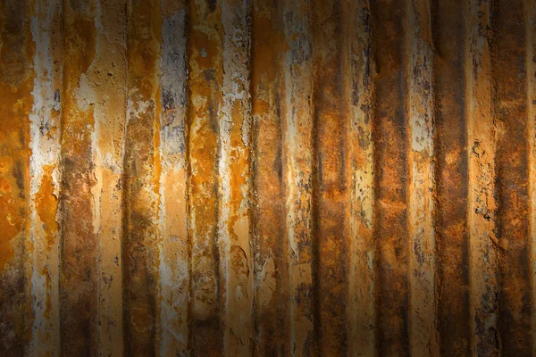 stock image A rusty corrugated iron metal texture