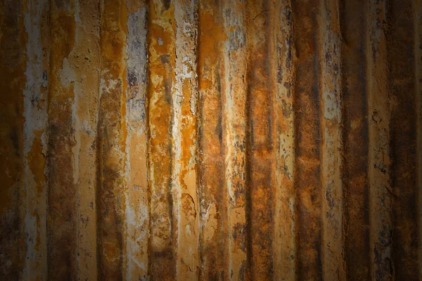 A rusty corrugated iron metal texture Stock Image