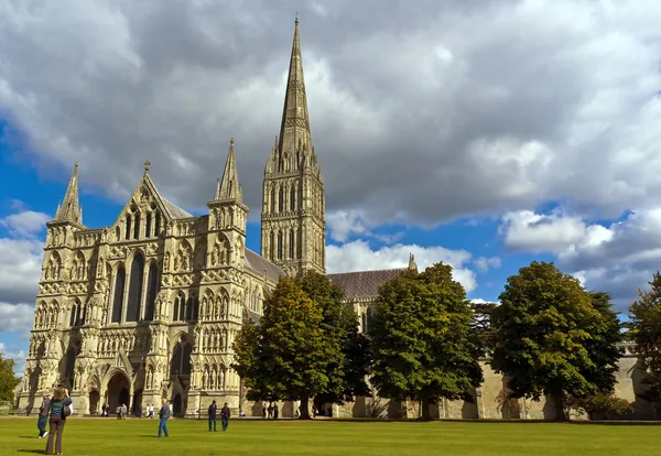 Cattedrale di Salisbury Fotografia Stock