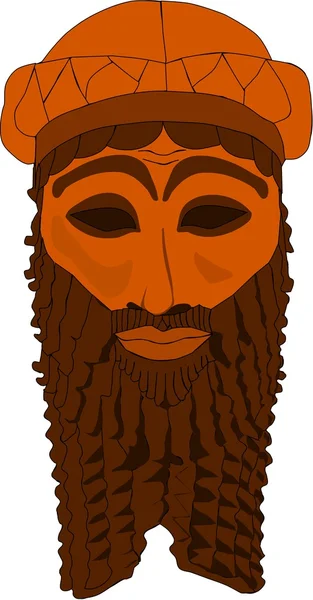 Akkadské maska — Stockový vektor