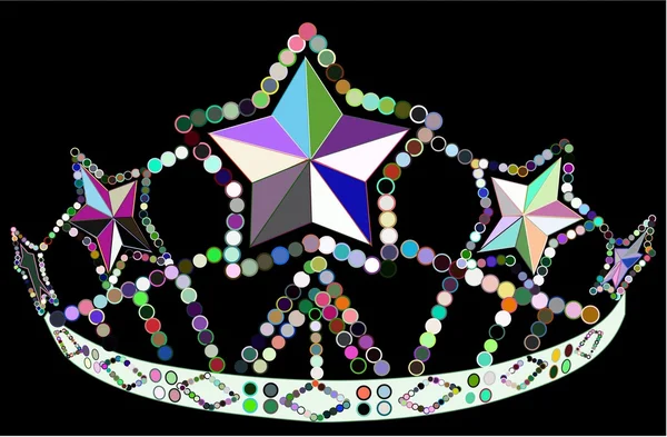 stock vector Colorful crown