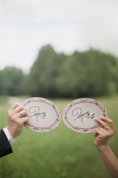 stock image Vintage wedding cards