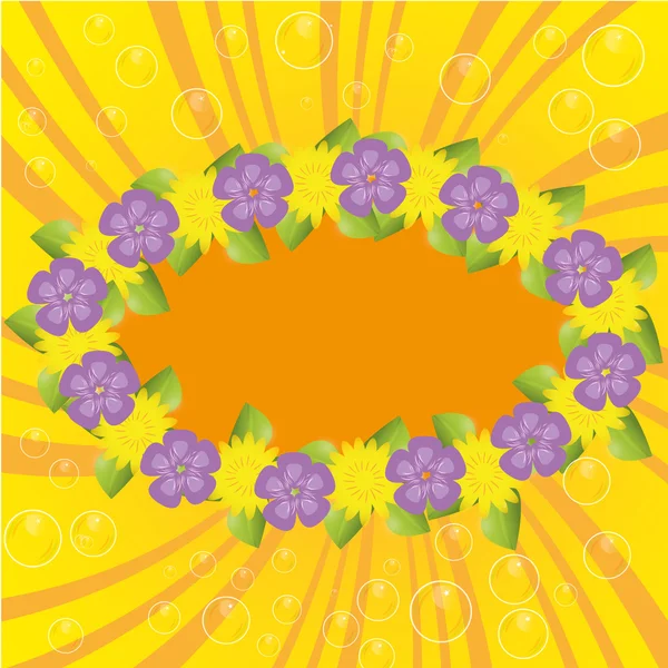 kleurrijke gelukkig bloemen achtergrond