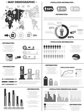 Infographic demografik nüfus 3 gri