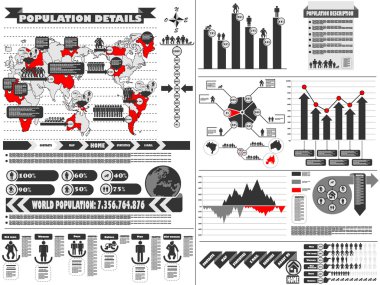 INFOGRAPHIC DEMOGRAPHICS 2 clipart