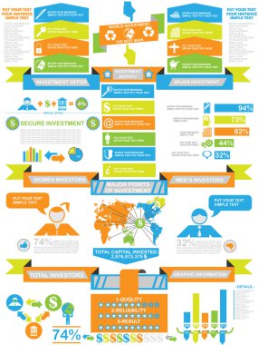 Infographic demografik iş oyuncak