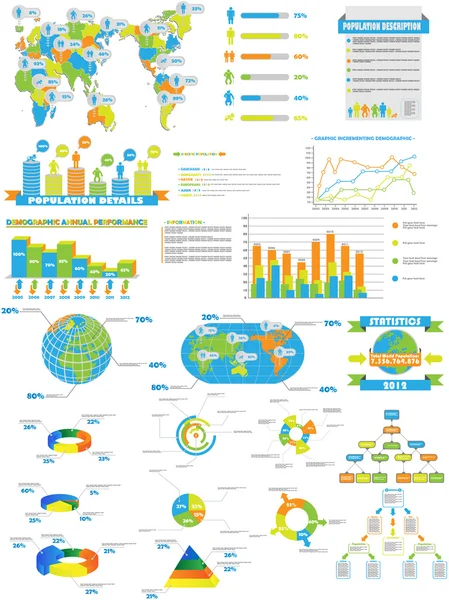 Infographik Web Sammlung Sonderausgabe — Stockvektor