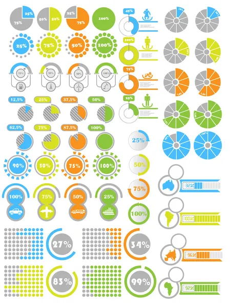 Infographics elementen 2 speelgoed — Stockvector