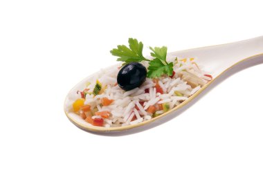 Rice salad clipart