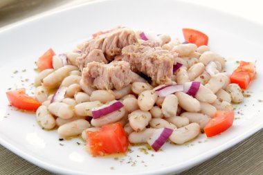 Beans with meat clipart