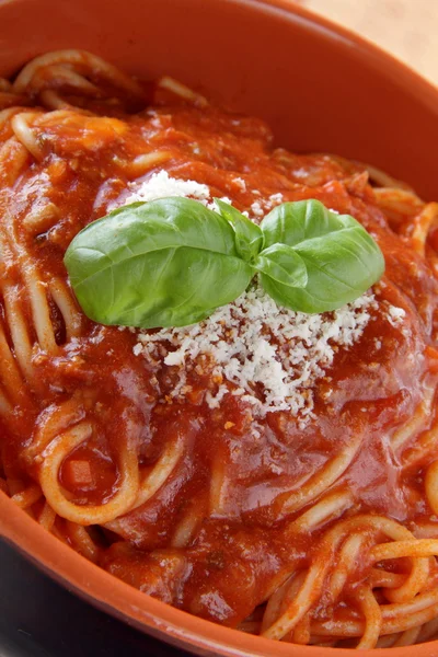 Spaghetti alla bolognese — Stockfoto