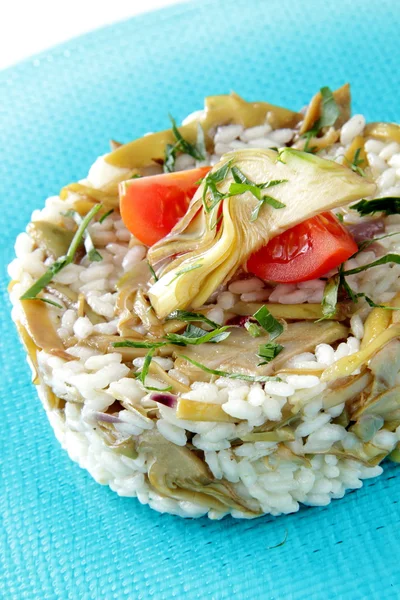 ENGİNARLI risotto — Stok fotoğraf