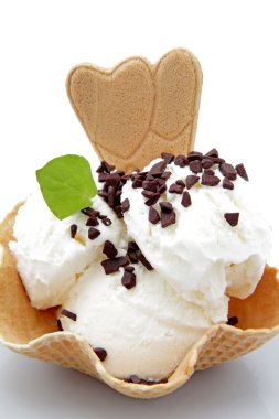 Icecream on a white background clipart