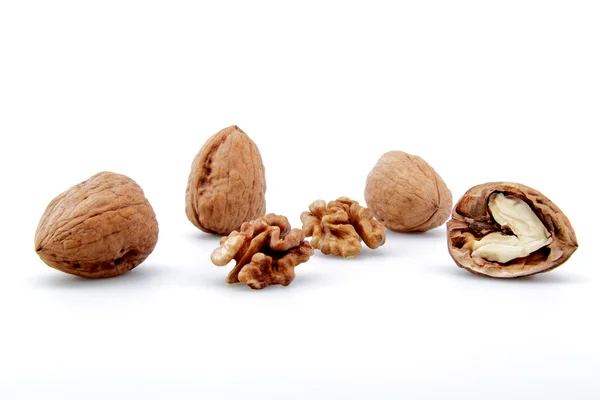 Jumbo nuts on white background — Stock Photo, Image