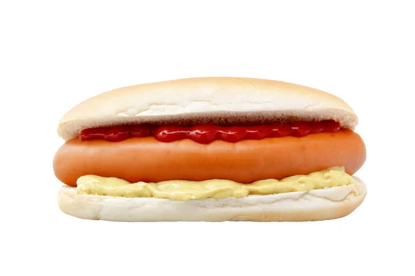 Hotdogs on white background — Stock Photo, Image