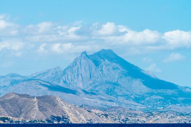 Mountain in Alicante clipart