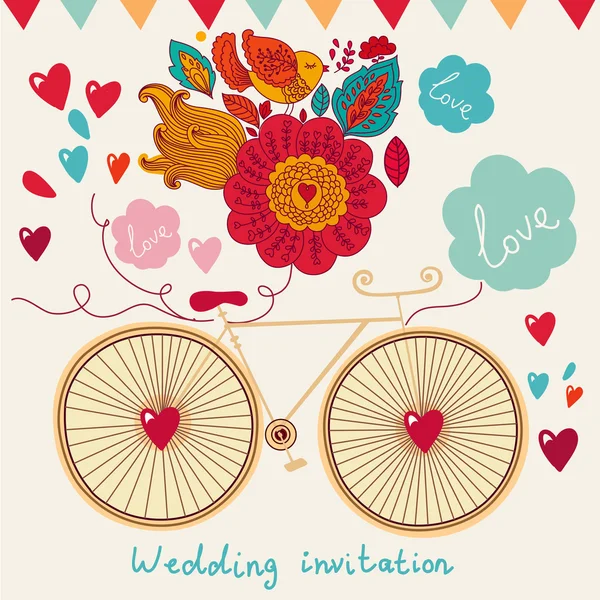 Invitation de mariage — Image vectorielle
