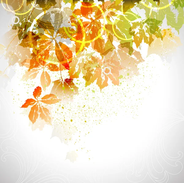 Version raster de la composition d'automne — Image vectorielle