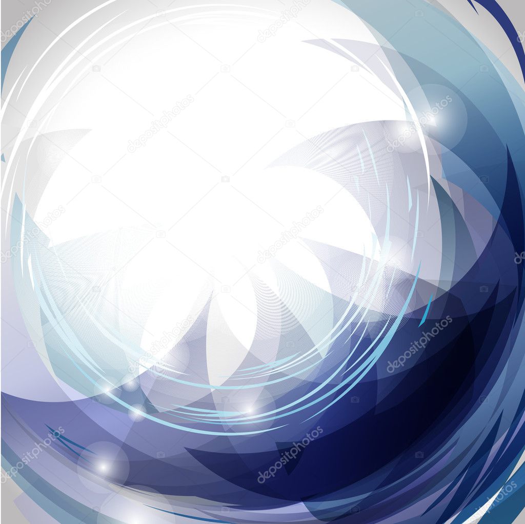 Raster version of abstract Square blue motion background