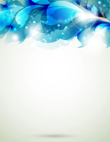 Élément bleu abstrait pour — Image vectorielle