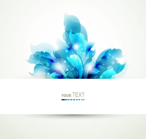Abstracte blauwe elementen voor ontwerp — Stockvector