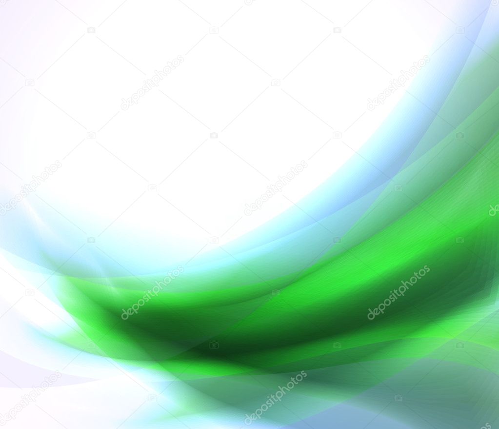 Abstract background with blue and green blends
