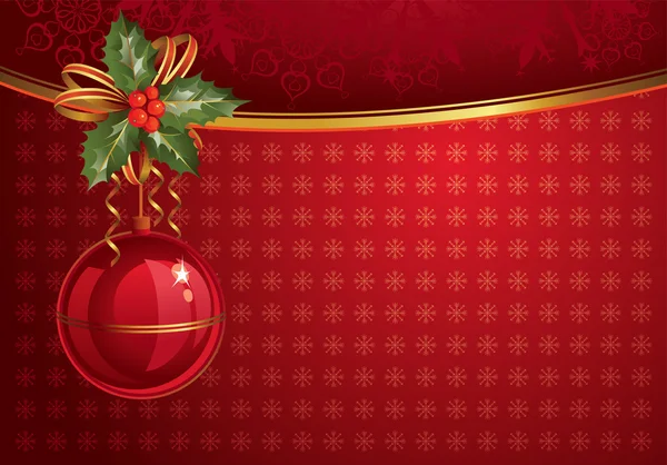Version raster de Noël rouge — Image vectorielle