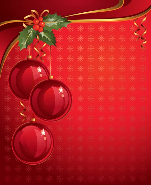 Version raster de Noël rouge — Image vectorielle