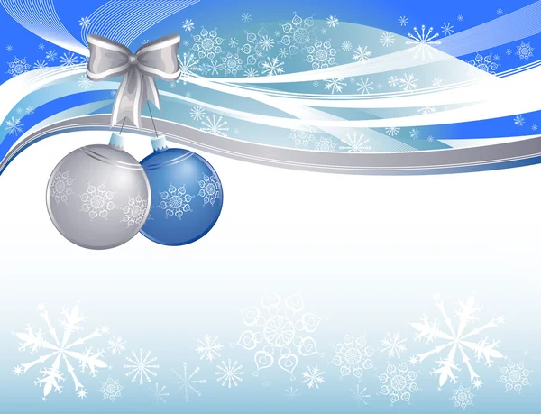 光栅版本的雪圣诞节背景 — 图库矢量图片