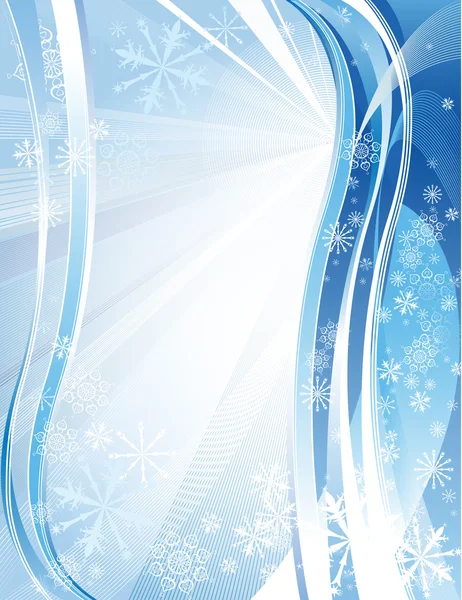青い光沢のあるクリスマスの背景 — ストックベクタ