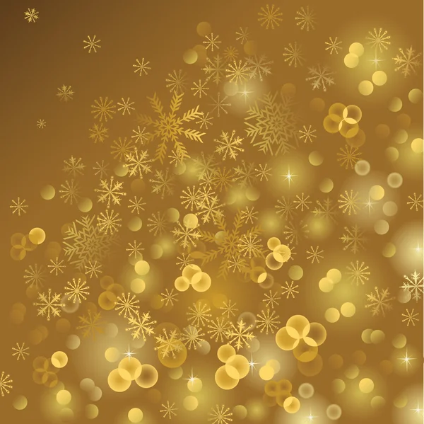 Gold shiny Christmas background — Stock Vector