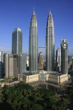 Petronas İkiz Kuleleri, Kuala Lumpur, Malezya