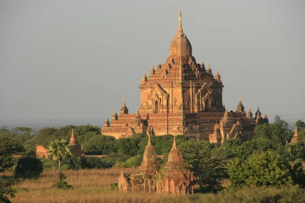 Templo de Sulamani, Zona Arqueológica de Bagan, região de Mandalay, Mianmar, Sudeste Asiático — Fotografia de Stock