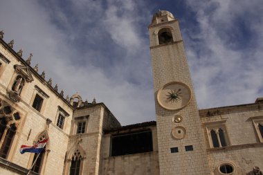 Stradun, eski şehir, dubrovnik, Hırvatistan'ın ana caddesi