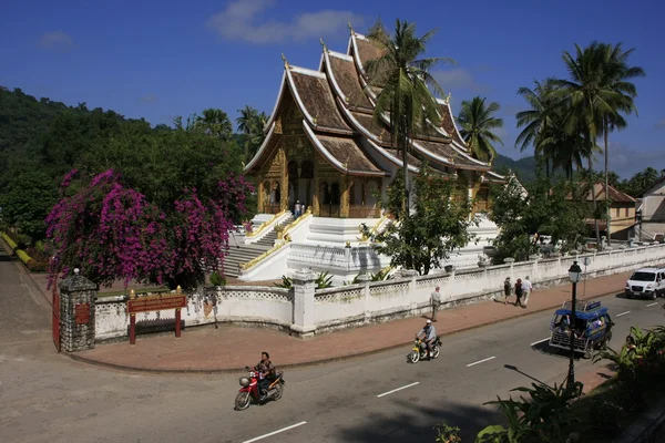 Buddhistiskt tempel, luang prabang, laos — Stockfoto