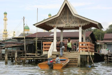 Kampong ayer, bandar seri begawan, brunei, Güneydoğu Asya