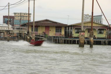 Kampong ayer, bandar seri begawan, brunei, Güneydoğu Asya