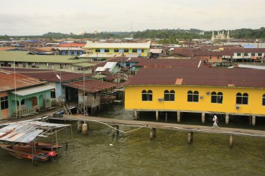 Kampong ayer, bandar seri begawan, brunei, Güneydoğu Asya