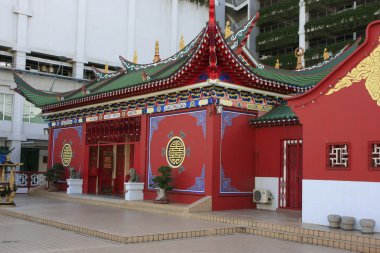 Chinese buddhist temple, Bandar Seri Begawan, Brunei, Southeast Asia clipart