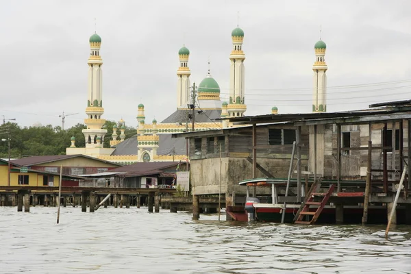 Kampong Ayer, Bandar Seri Begawan, Brunei, Asia Tenggara — Stok Foto