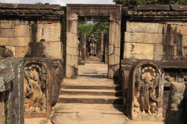 Ancient temple, Polonnaruwa, Sri Lanka clipart