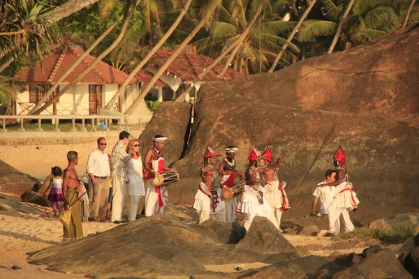 Matrimonio su una spiaggia, Sri Lanka — Foto Stock