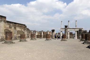 kalıntıları antik Pompei, İtalya