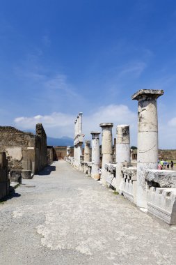 kalıntıları antik Pompei, İtalya