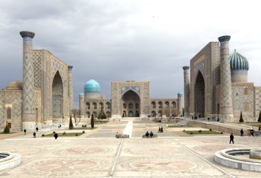 Mosque in Samarquand, Uzbekistan clipart